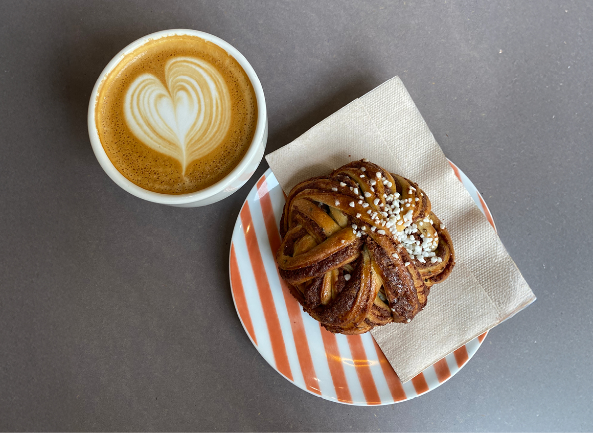 Kaffee & Zimtschnecke