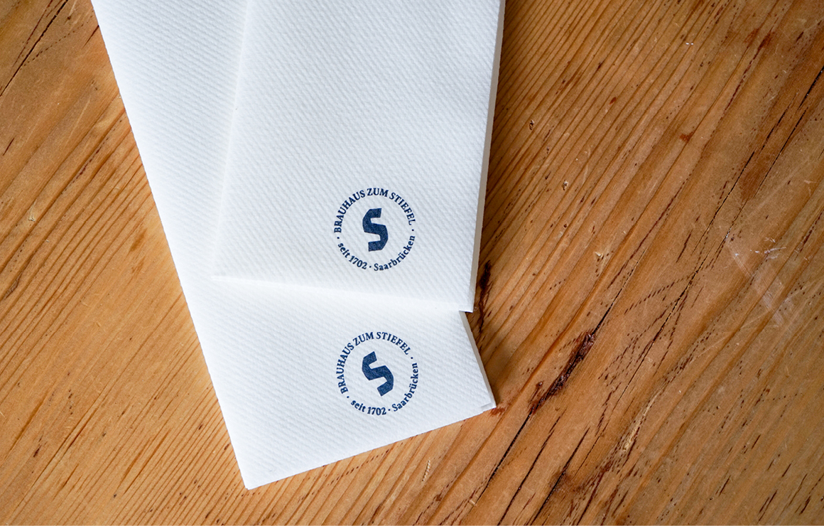 Brauhaus zum Stiefel seit 1702 - Saarbrücken Servietten