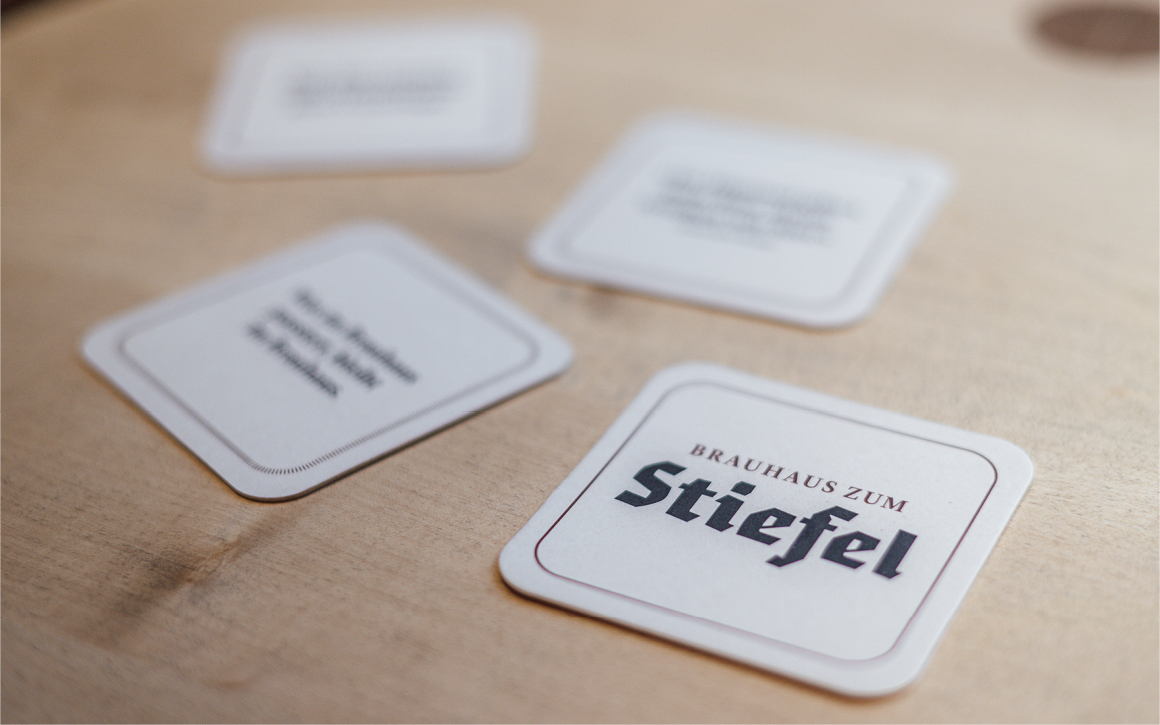 Brauhaus zum Stiefel Bierdeckel