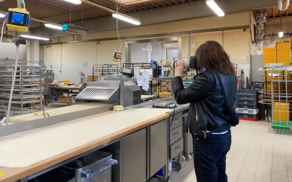 Bäckerei Schaefer Azubi Fotoshooting in der Bäckerei