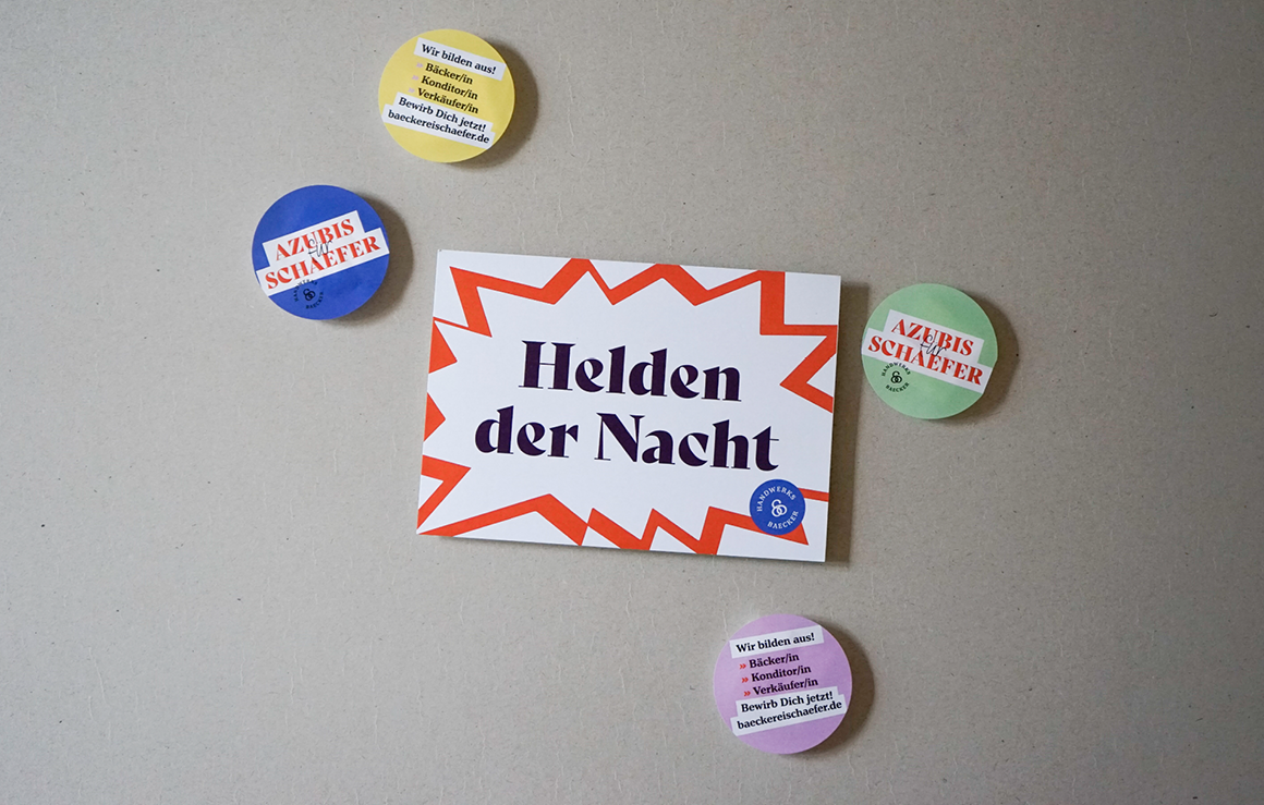 Bäckerei Schaefer Azubi Postkarten