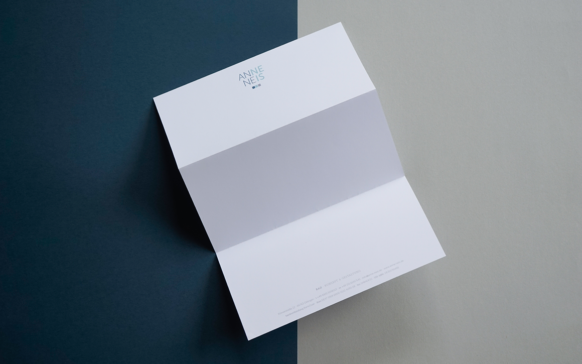 Anne Neis Briefpapier gefaltet