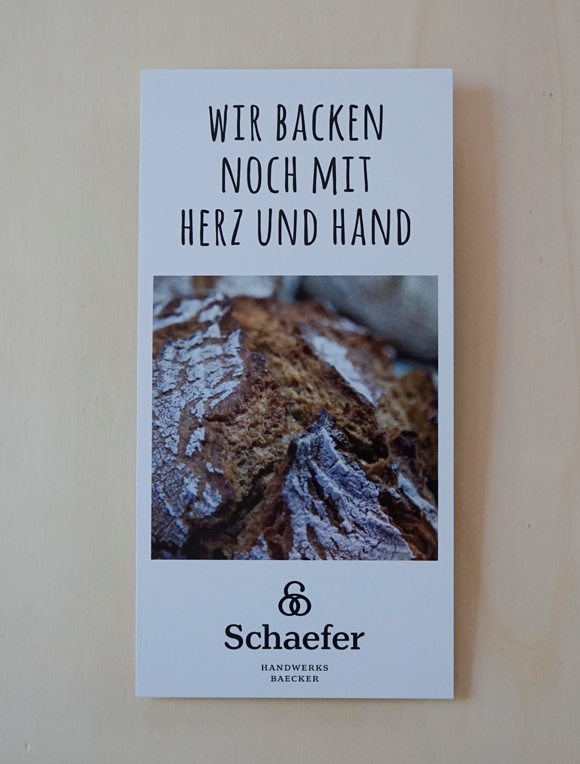 Bäckerei Schaefer Flyer