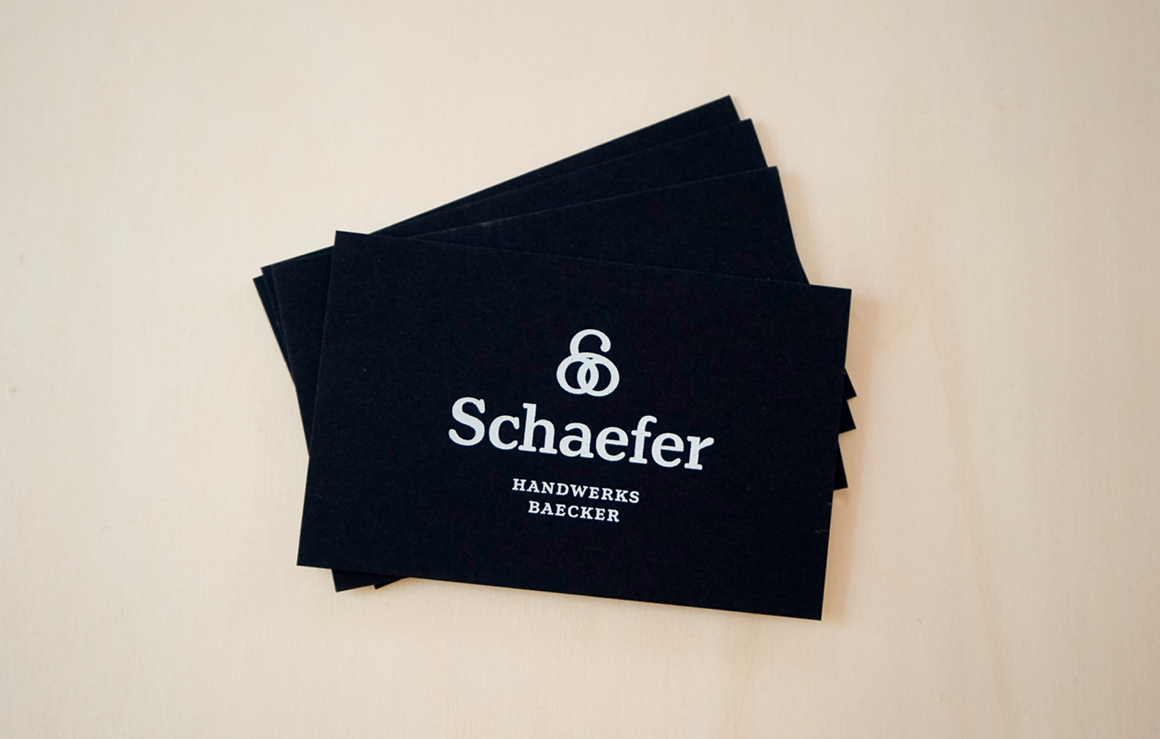Bäckerei Schaefer Visitenkarten