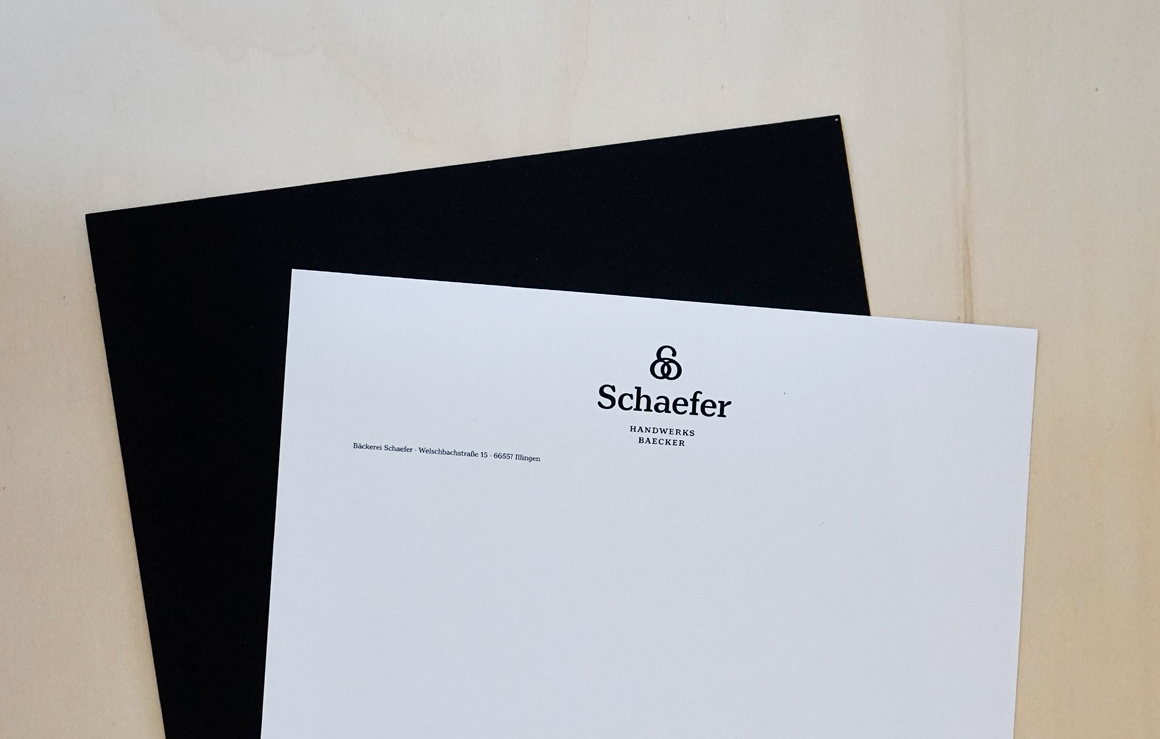 Bäckerei Schaefer Briefpapier
