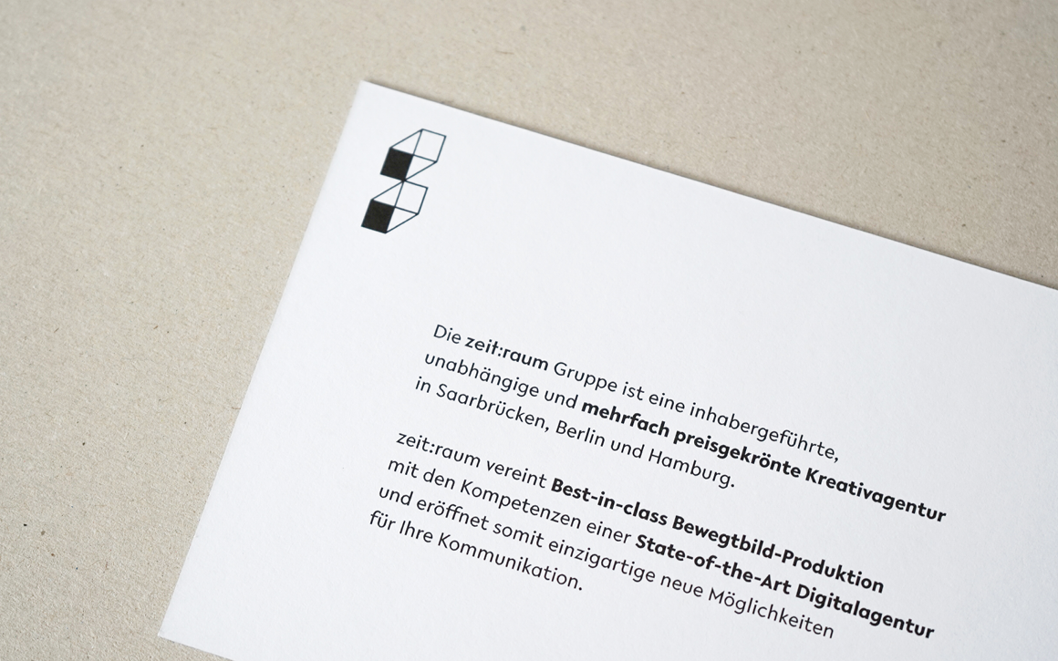 zeit:raum Visitenkarte