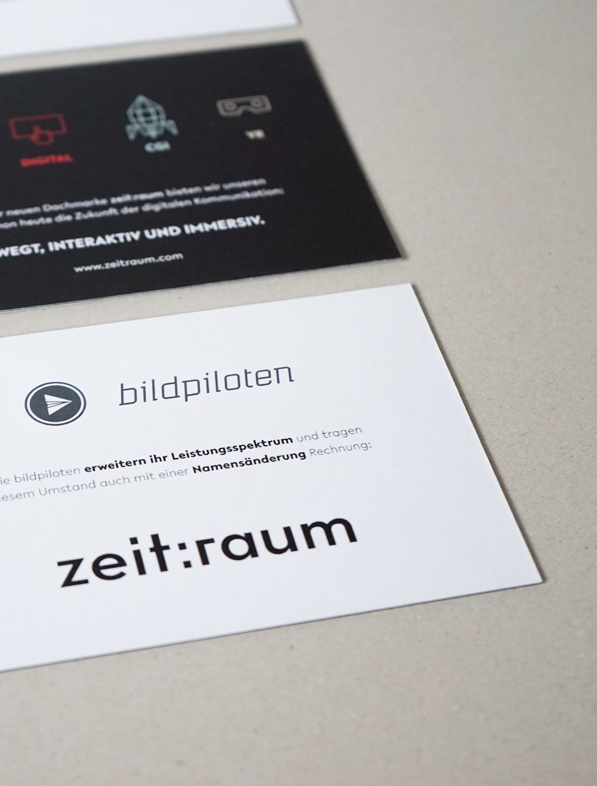 zeit:raum Visitenkarte