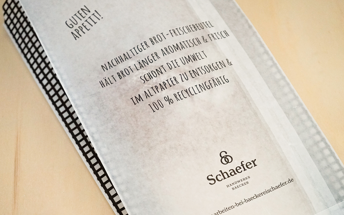 Bäckerei Schaefer Packaging - Brottüten